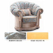 Кресло Luiza, ткань Baron cream