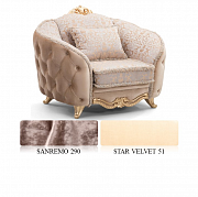 Кресло Toscana, ткань Sanremo 290